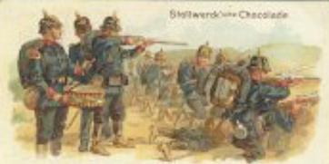 1899 Stollwerck Album 3 Gruppe 88 Die Deutsche Wehr (The German Defense) #1 Infanterie Front