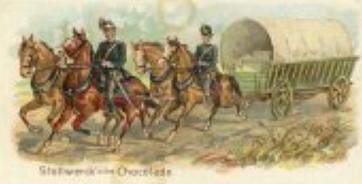 1899 Stollwerck Album 3 Gruppe 88 Die Deutsche Wehr (The German Defense) #5 Train Front
