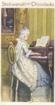 1899 Stollwerck Album 3 Gruppe 98 Damen-Moden (Women's Fashions) #5 Vornehme Dame aus dem 18. Jahrhundert (1770) Front