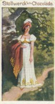 1899 Stollwerck Album 3 Gruppe 98 Damen-Moden (Women's Fashions) #6 Frauentracht aus dem Anfange des 19. Jahrhundert (1806) Front