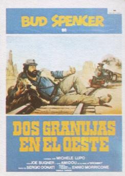 1984 Editorial Maga Super Exito Stickers #7 Dos Granujas en el Oeste Front