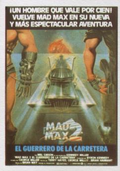 1984 Editorial Maga Super Exito Stickers #10 Mad Max 2 Front