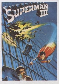 1984 Editorial Maga Super Exito Stickers #34 Superman III Front