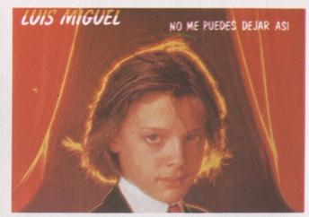 1984 Editorial Maga Super Exito Stickers #83 Luis Miguel Front