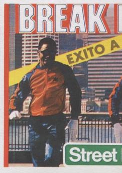 1984 Editorial Maga Super Exito Stickers #120 Break Machine Front