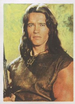 1984 Editorial Maga Super Exito Stickers #134 Arnold Schwarzenegger Front