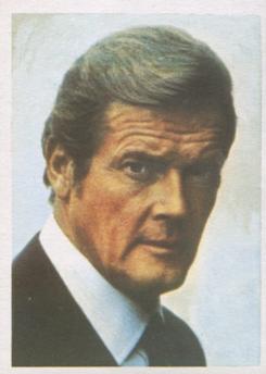 1984 Editorial Maga Super Exito Stickers #147 Roger Moore Front