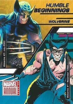 2020-21 Upper Deck Marvel Annual - Humble Beginnings #HB-3 Wolverine Front