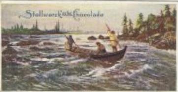 1899 Stollwerck Album 3 Gruppe 116 Bild aus Lappland (Pictures of Lapland) #4 Bootreise Front