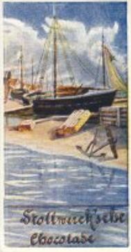 1899 Stollwerck Album 3 Gruppe 120 Seebilder (Lake Pictures) #1 Im Hafen Front