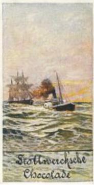1899 Stollwerck Album 3 Gruppe 120 Seebilder (Lake Pictures) #2 Schwerer Dienst Front