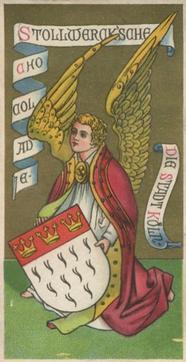 1899 Stollwerck Album 3 Gruppe 123 Deutsche Wappen (German Coats of Arms) #6 Köln Front