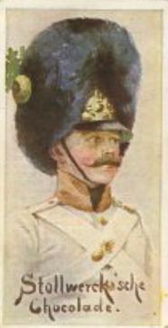1899 Stollwerck Album 3 Gruppe 127 Freiheitskämpfer (Freedom Fighters) #1 Grenadier eines Osterreichischen Inf.-Reg. 1813 Front