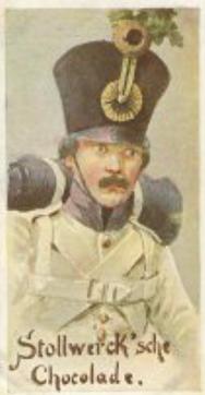 1899 Stollwerck Album 3 Gruppe 127 Freiheitskämpfer (Freedom Fighters) #5 Osterreichischer Infanterist 1813 Front