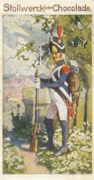 1899 Stollwerck Album 3 Gruppe 129 Entwicklung der Infanterie (Development of Infantry) #5 Grenadier der Garde Napoleons I. 1806 Front