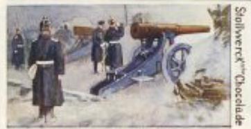 1899 Stollwerck Album 3 Gruppe 131 Entwicklung der Artillerie (Development of Artillery) #6 Deutsches Belagerungsgeschütz 1870 Front