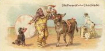 1899 Stollwerck Album 3 Gruppe 133 Heiteres aus dem Cirkus (Cheers from the Circus) #1 Blamiert Front