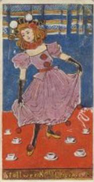 1900 Stollwerck Album 4 Gruppe 156 Allerhand Kunststuckchen (All Kinds of Tricks) #2 Tassen-Tanz Front