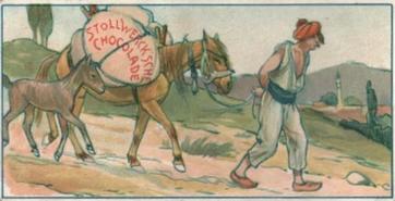 1900 Stollwerck Album 4 Gruppe 169 Mensch und Pferd (Man and Horse) #2 Kosakeneinkehr Front
