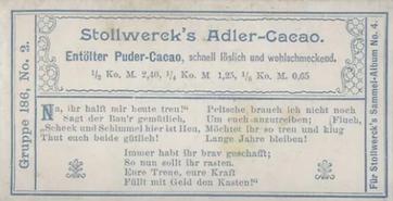 1900 Stollwerck Album 4 Gruppe 186 Landwirtschaft (Agriculture) #2 Verdienter Lohn Back