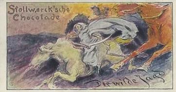 1902 Stollwerck Album 5 Gruppe 239 Aus Dichtung und Sage (From poetry and legend) #3 Die Wilde Jagd Front