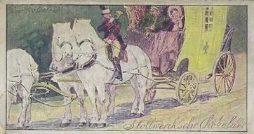 1902 Stollwerck Album 5 Gruppe 239 Aus Dichtung und Sage (From poetry and legend) #6 Der Postillon Front