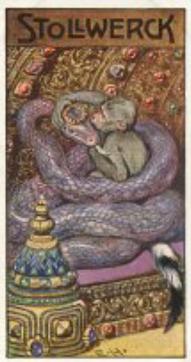 1906 Stollwerck Album 9 Gruppe 397 Die Schlange und das Affchen	(The Snake and the Monkey) #4 Die Verjungung Front