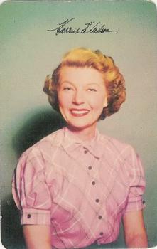 1952 Mother's Cookies Television and Radio Stars #3 Harriet Nelson Front