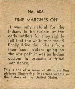 1930 Time Marches On (R150) #606 Indian War Dance Back