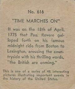 1930 Time Marches On (R150) #616 Paul Revere Back
