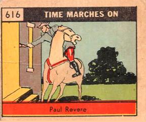 1930 Time Marches On (R150) #616 Paul Revere Front