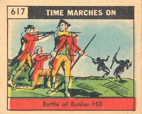 1930 Time Marches On (R150) #617 Battle of Bunker Hill Front