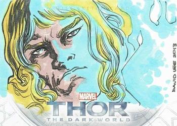 2013 Upper Deck Thor The Dark World - Character Sketch Artists #NNO Jay David Lee Front