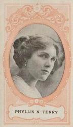 1916 Scissors Actresses (Orange Surround) #20 Phyllis N. Terry Front