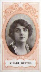1916 Scissors Actresses (Orange Surround) #29 Violet Blythe Front