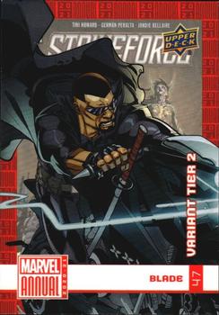 2020-21 Upper Deck Marvel Annual - Base Variant Cover Set #47 Blade Front