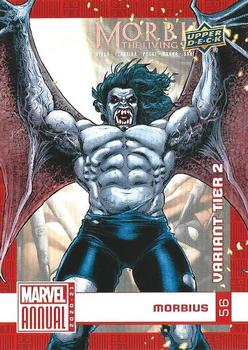 2020-21 Upper Deck Marvel Annual - Base Variant Cover Set #56 Morbius Front