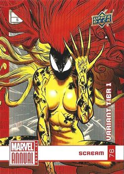 2020-21 Upper Deck Marvel Annual - Base Variant Cover Set #76 Scream Front