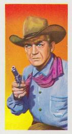 1957 Jaycee Tipped Cigarettes Western Stars #9 Forrest Tucker Front