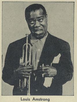 1960 Val Gum VTG Movie Photo Cards #NNO Louis Armstrong Front