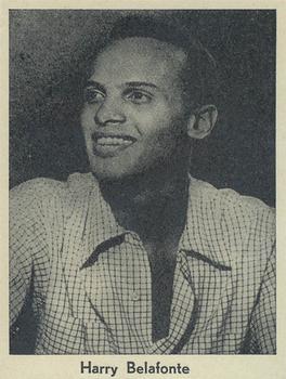 1960 Val Gum VTG Movie Photo Cards #NNO Harry Belafonte Front