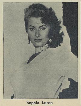 1960 Val Gum VTG Movie Photo Cards #NNO Sophia Loren Front