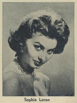 1960 Val Gum VTG Movie Photo Cards #NNO Sophia Loren Front