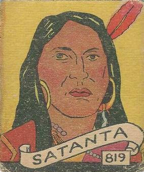 1930 Western Series (R131) #819 Satanta Front