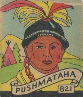 1930 Western Series (R131) #821 Pushmataha Front