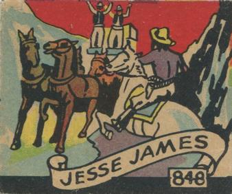 1930 Western Series (R131) #848 Jesse James Front