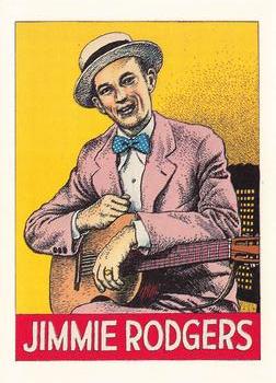 1992 Eclipse Yazoo Records Pioneers of Country Music #10 Jimmie Rodgers Front