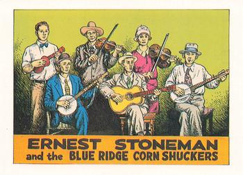 1992 Eclipse Yazoo Records Pioneers of Country Music #20 Ernest Stoneman and the Blue Ridge Corn Shuckers Front