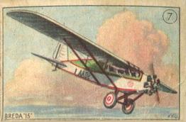1930 William Paterson Aviation Series (V88) #7 Breda “15” Monoplane Front