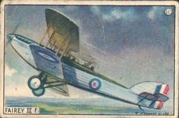 1930 William Paterson Aviation Series (V88) #11 Fairey III F. Front